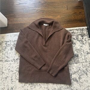 White & Warren cashmere v neck sweater